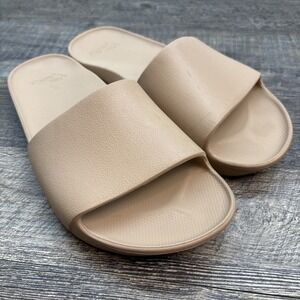 Archies Unisex Adults' Arch Support Slides Tan Men's 10/Women's 11